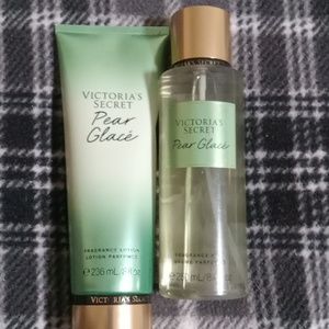Victoria secret  pear glace 🍐  body lotion and body mist